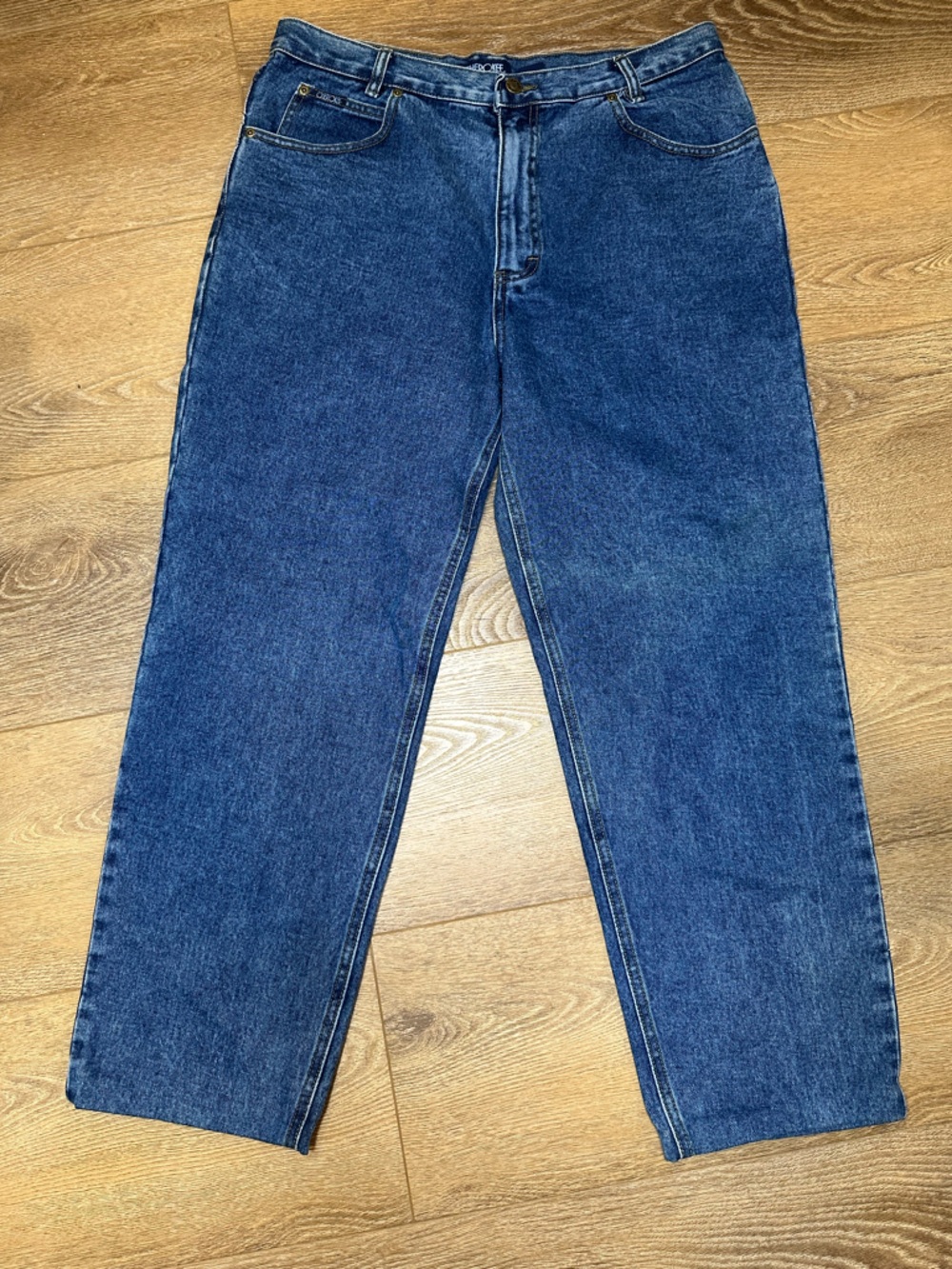 Vintage Cherokee Dark Blue Jeans - 36x32 but cuffs have been hemmed see photos